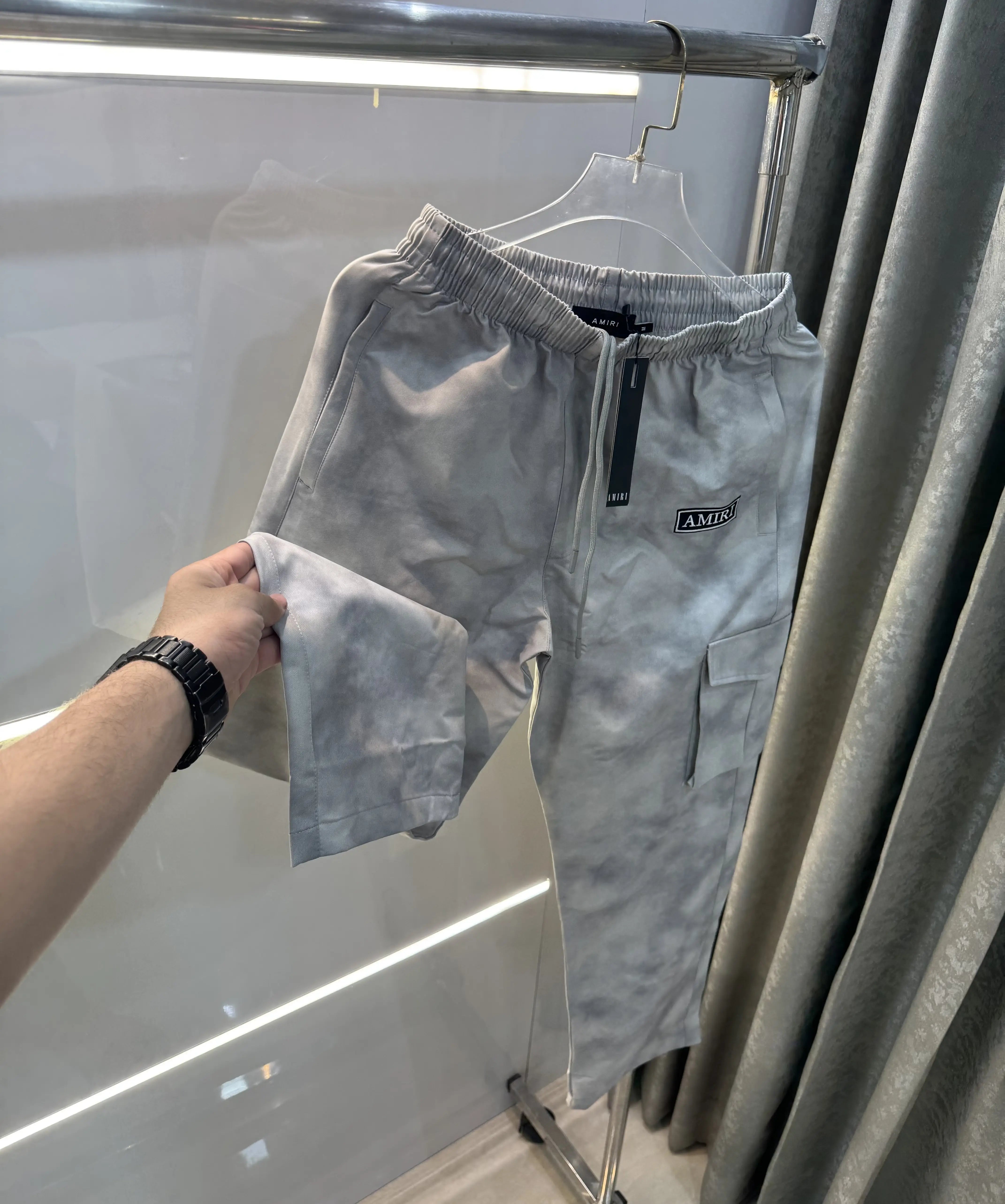 Amiri Grey Imported Premium Trackpant Secondary image