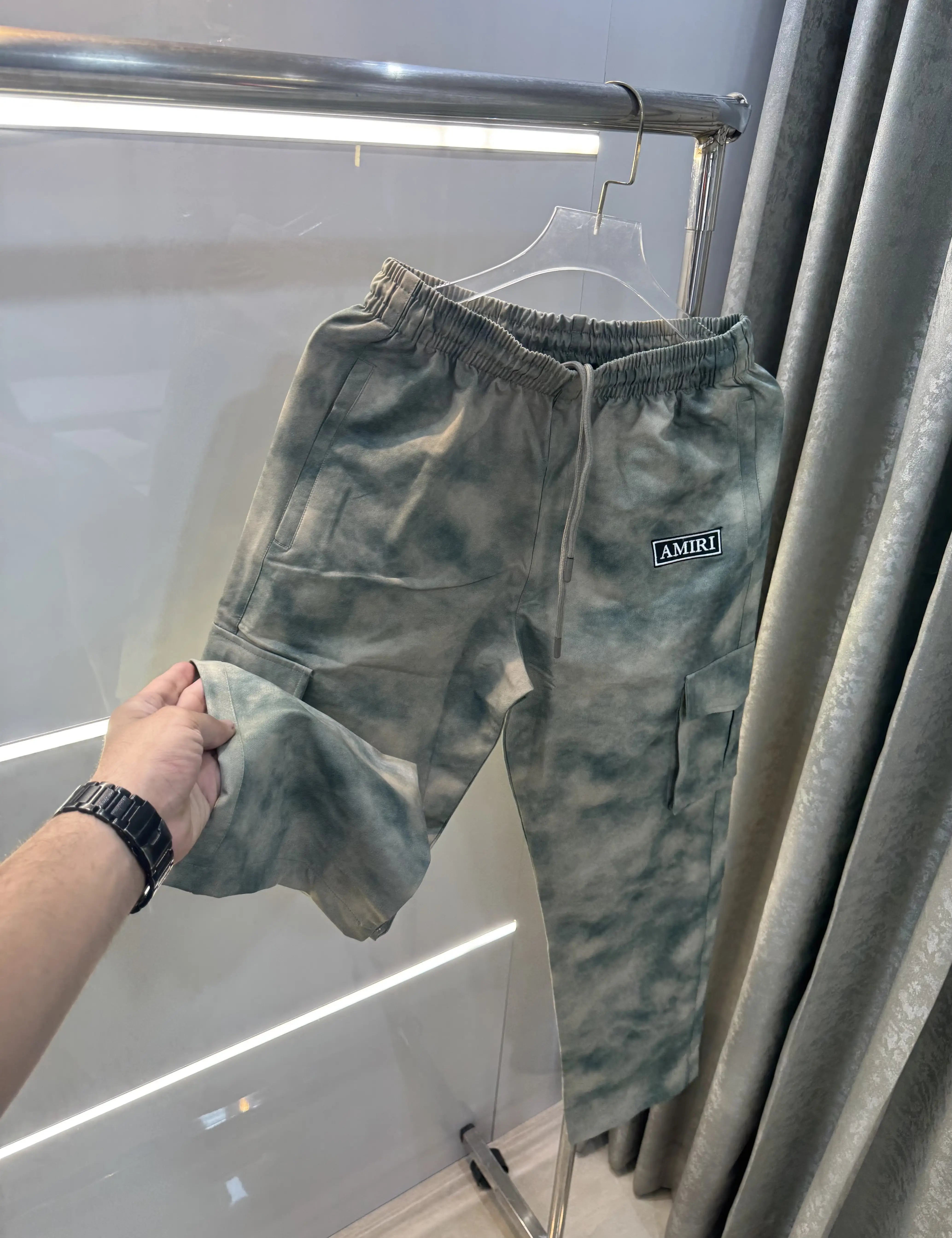 Amiri Green Imported Premium Trackpant Secondary image