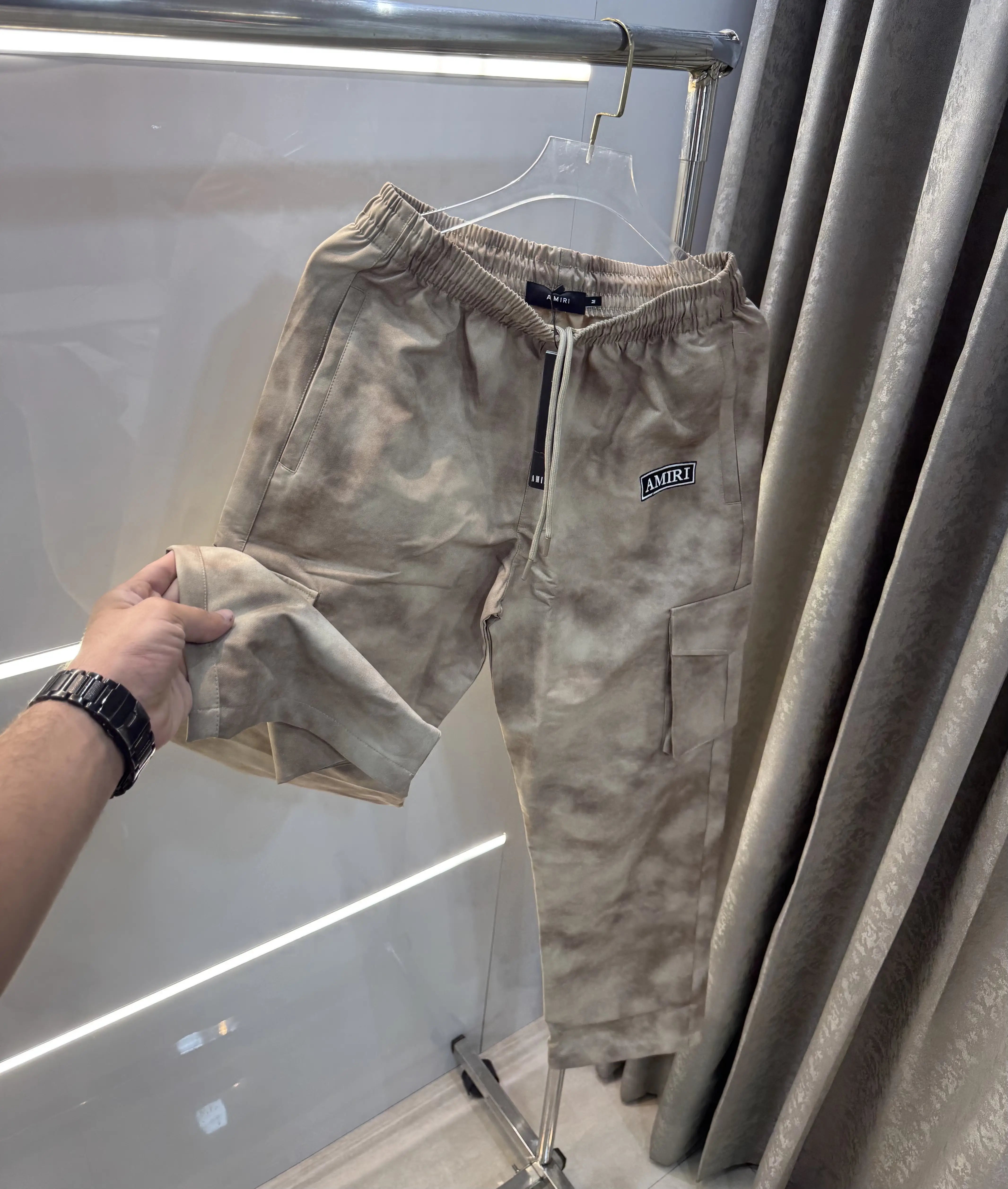 Amiri Brown Imported Premium Trackpant Secondary image