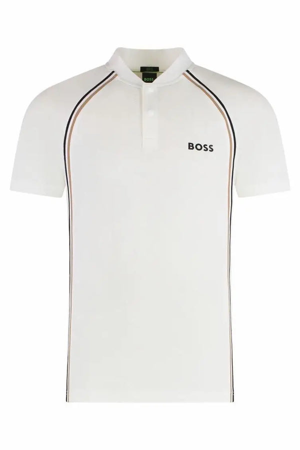 Hugo  Boss Beige Premium Polo T-shirt