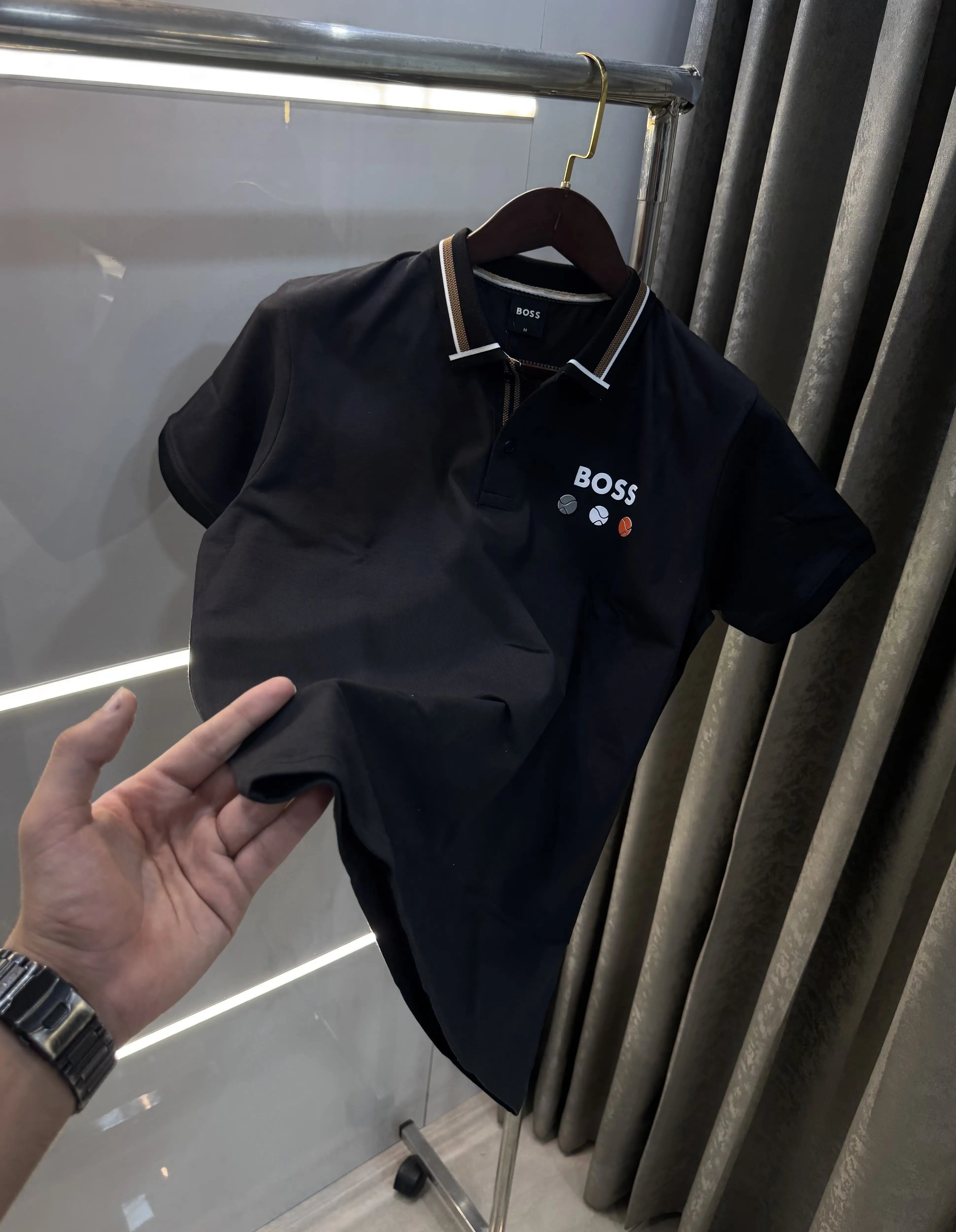 Hugo  Boss Black Premium Polo T-shirt With Box Packing Main image