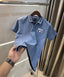 Hugo  Boss Blue Premium Polo T-shirt With Box Packing