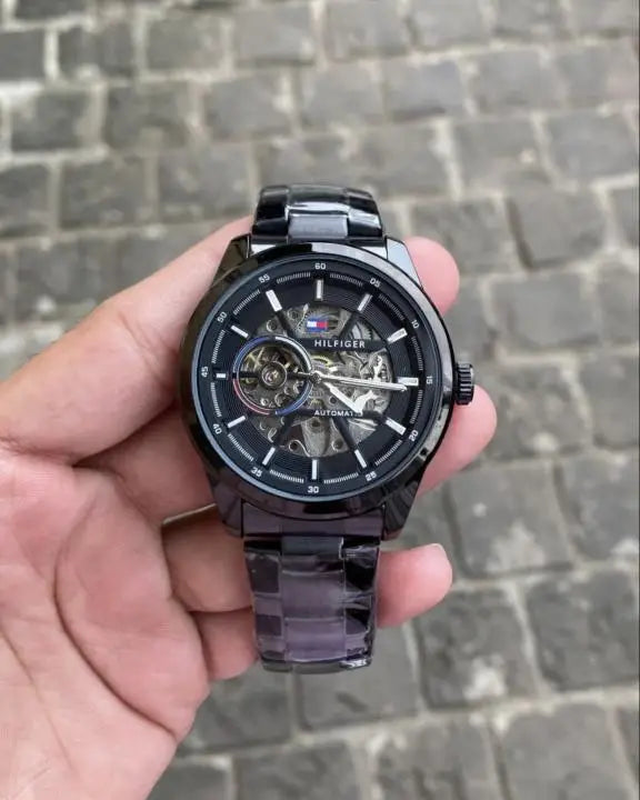 TOMMY HILFIGER AUTOMATIC ALL BLACK METAL Secondary image