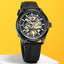 TOMMY HILFIGER AUTOMATIC ALL BLACK SILICON