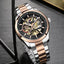TOMMY HILFIGER AUTOMATIC DUAL TONE BLACK METAL