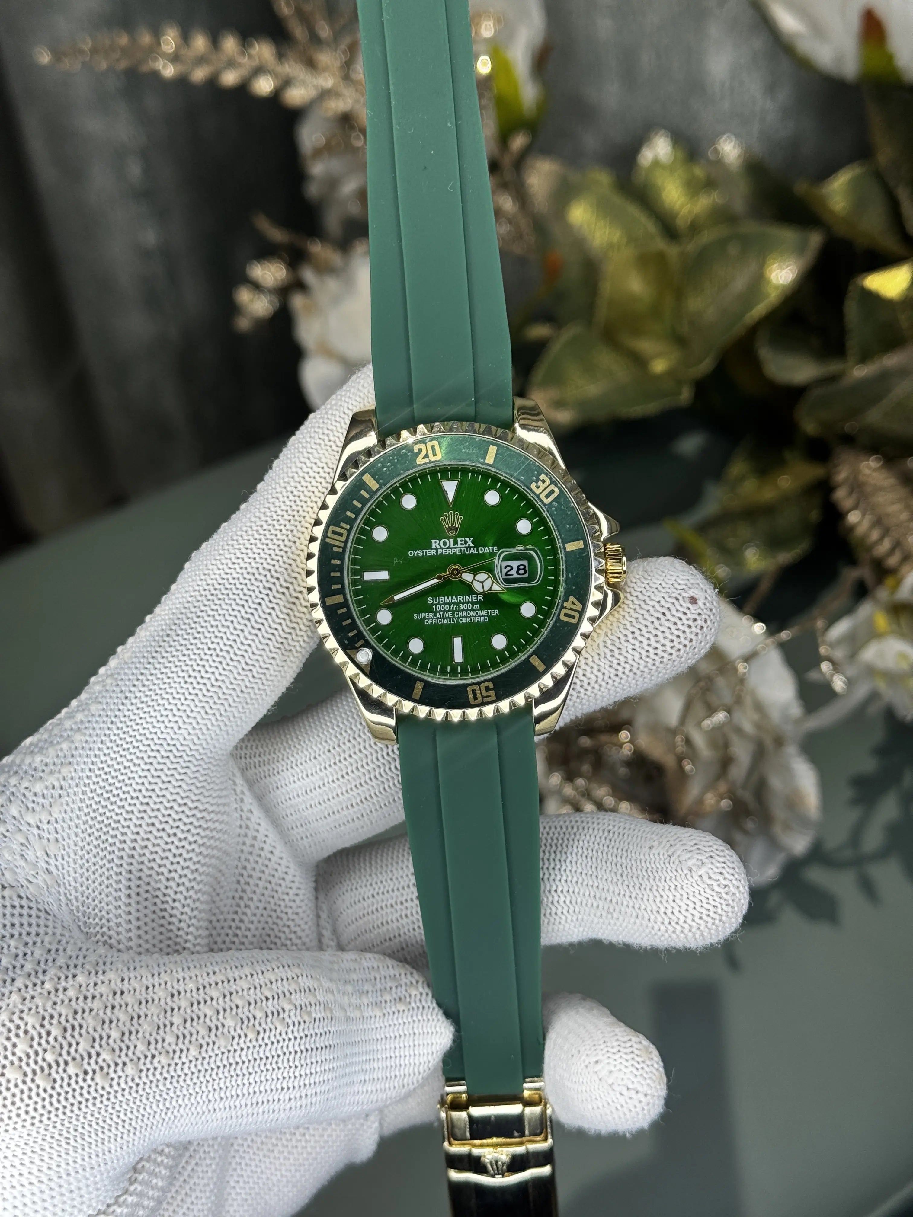 Role x Submariner Green Premium Quartz Watch