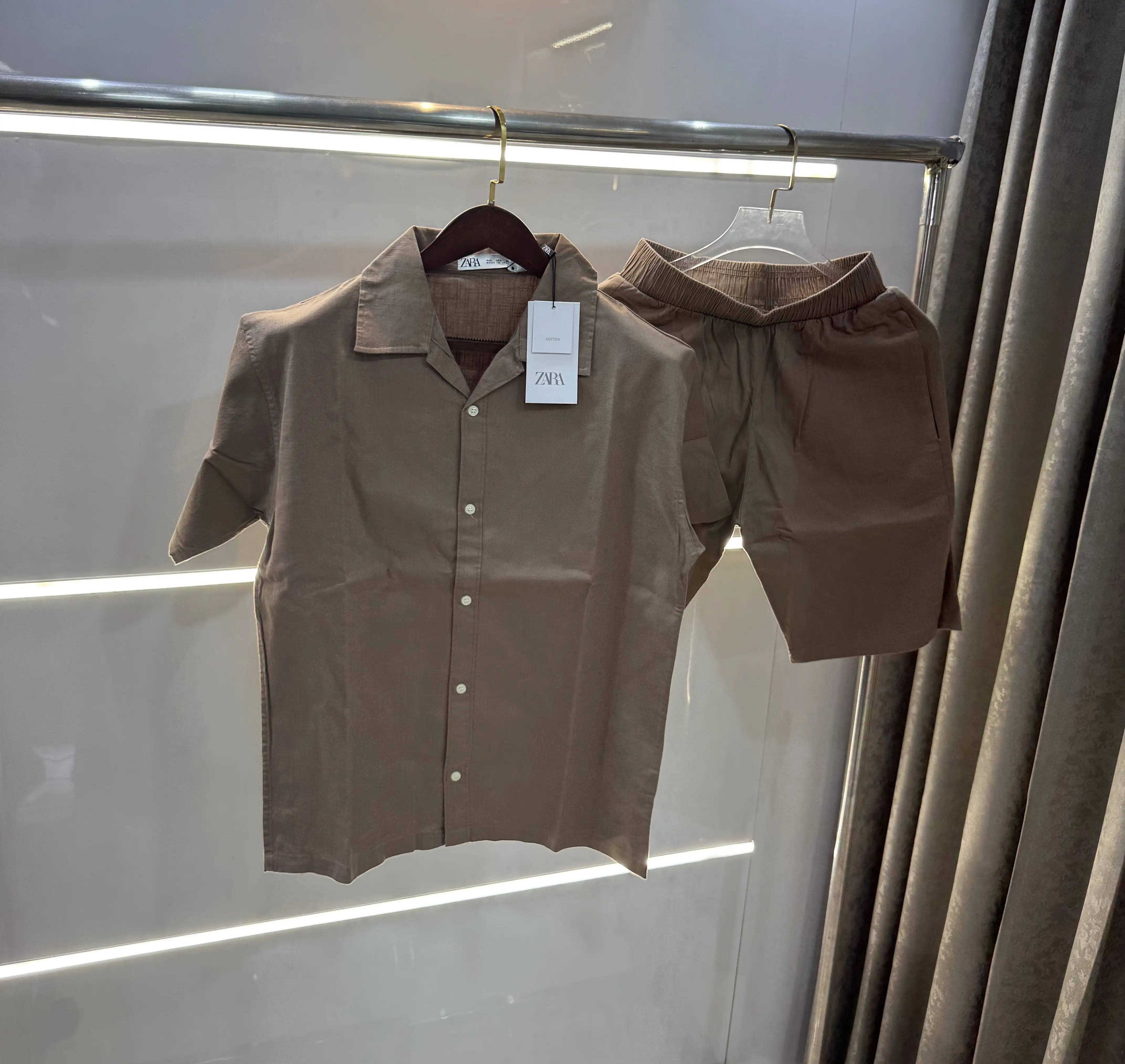 Zara Brown Premium Cord Set Main image