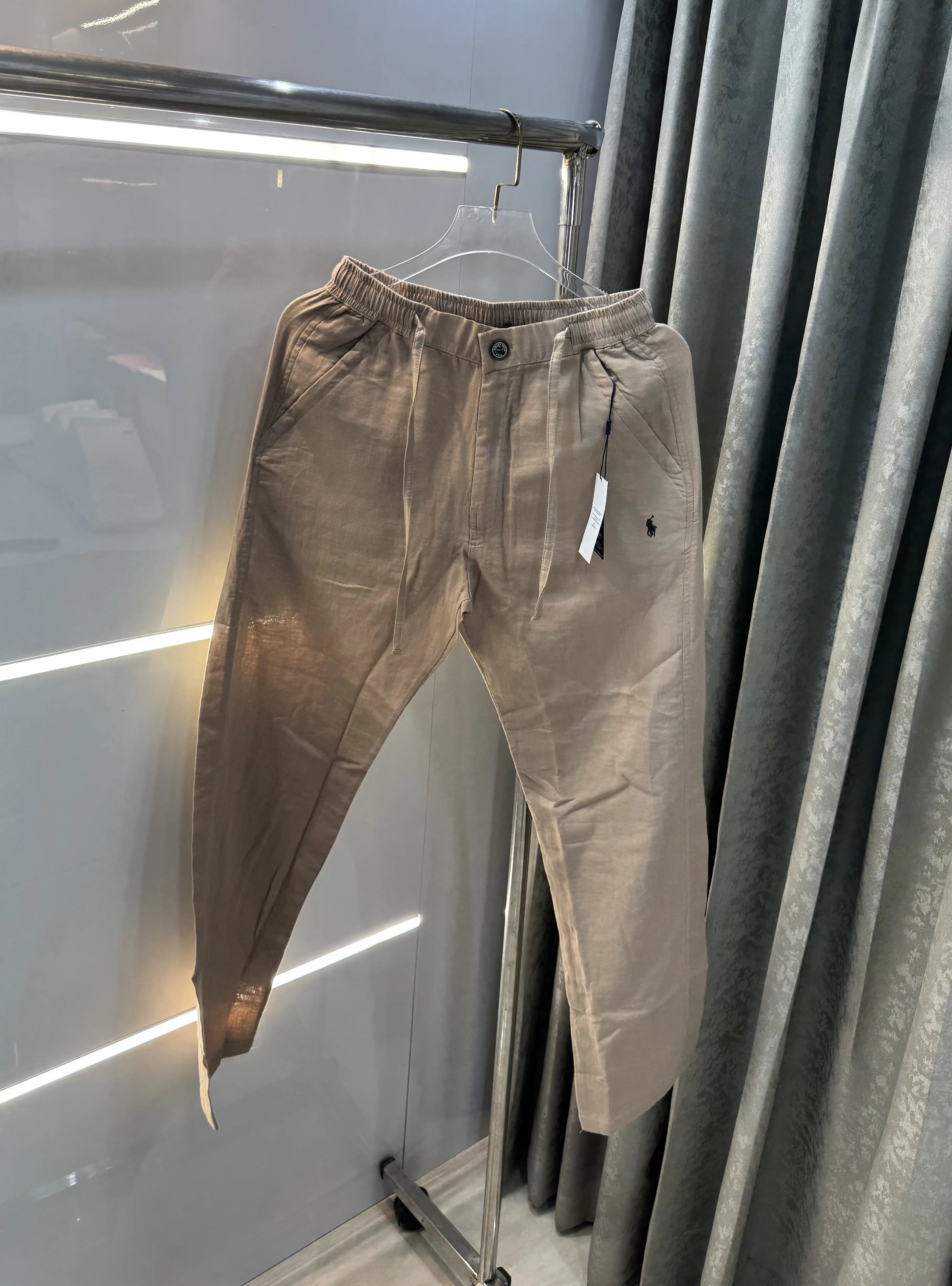 Ralph Lauren Beige Premium Linen Trouser Secondary image