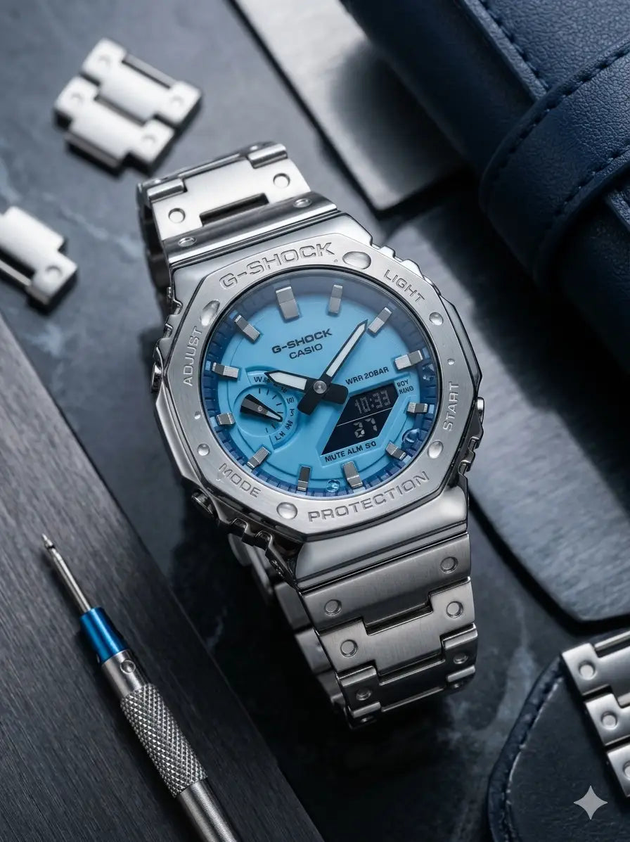 Gshock Metal Aqua