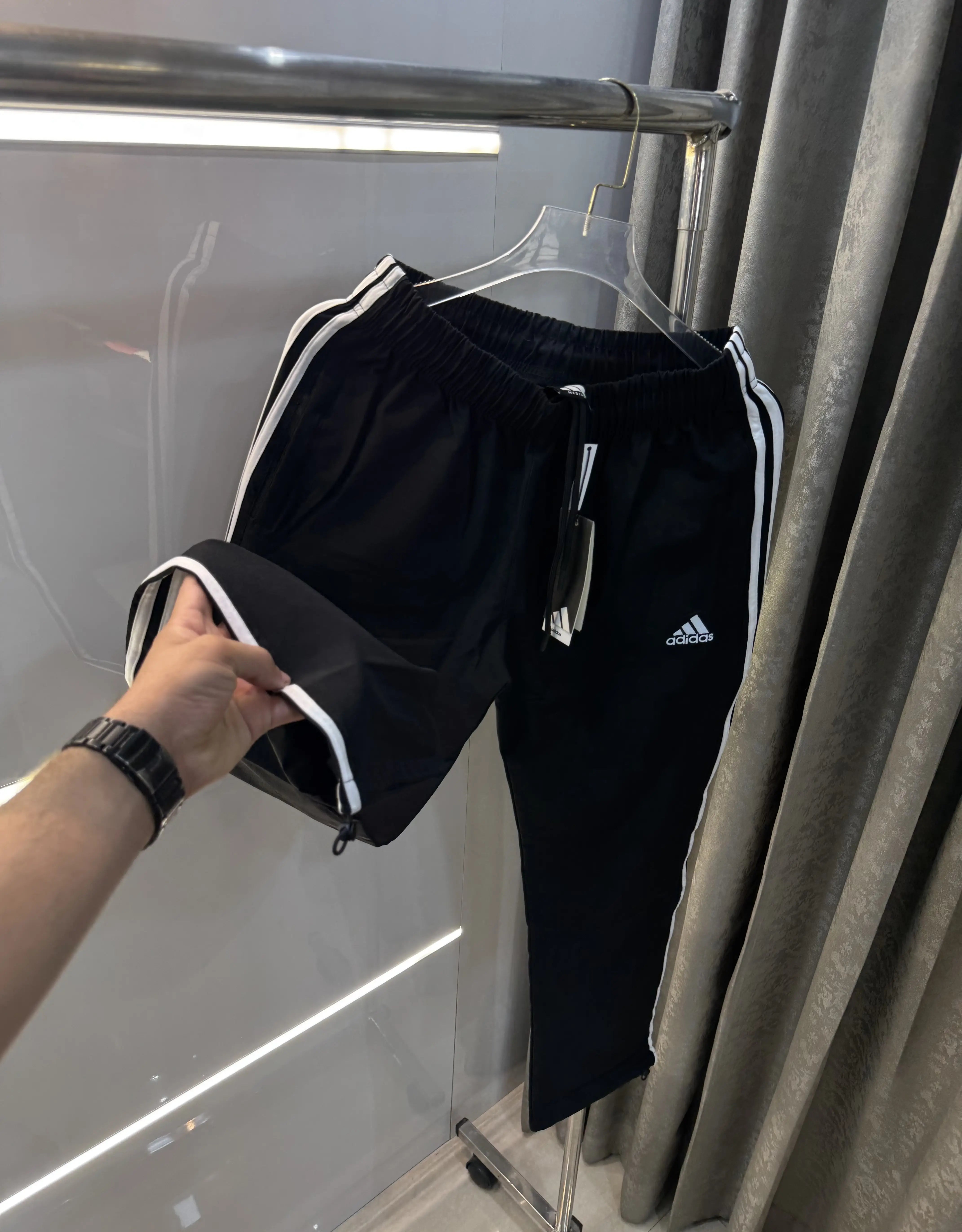 Adidas Black Logo Work Premium Trackpant Secondary image