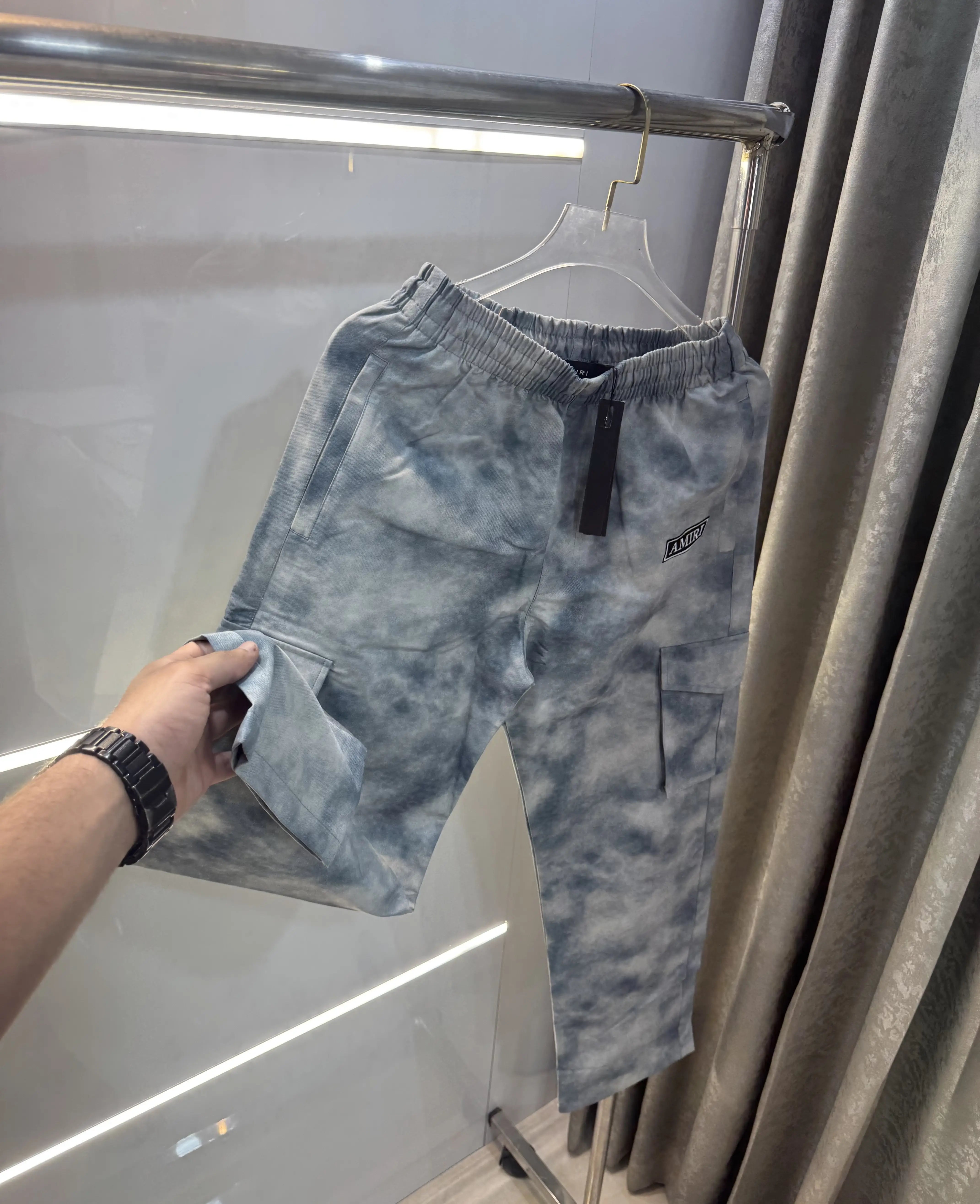 Amiri Sky Blue Imported Premium Trackpant Secondary image