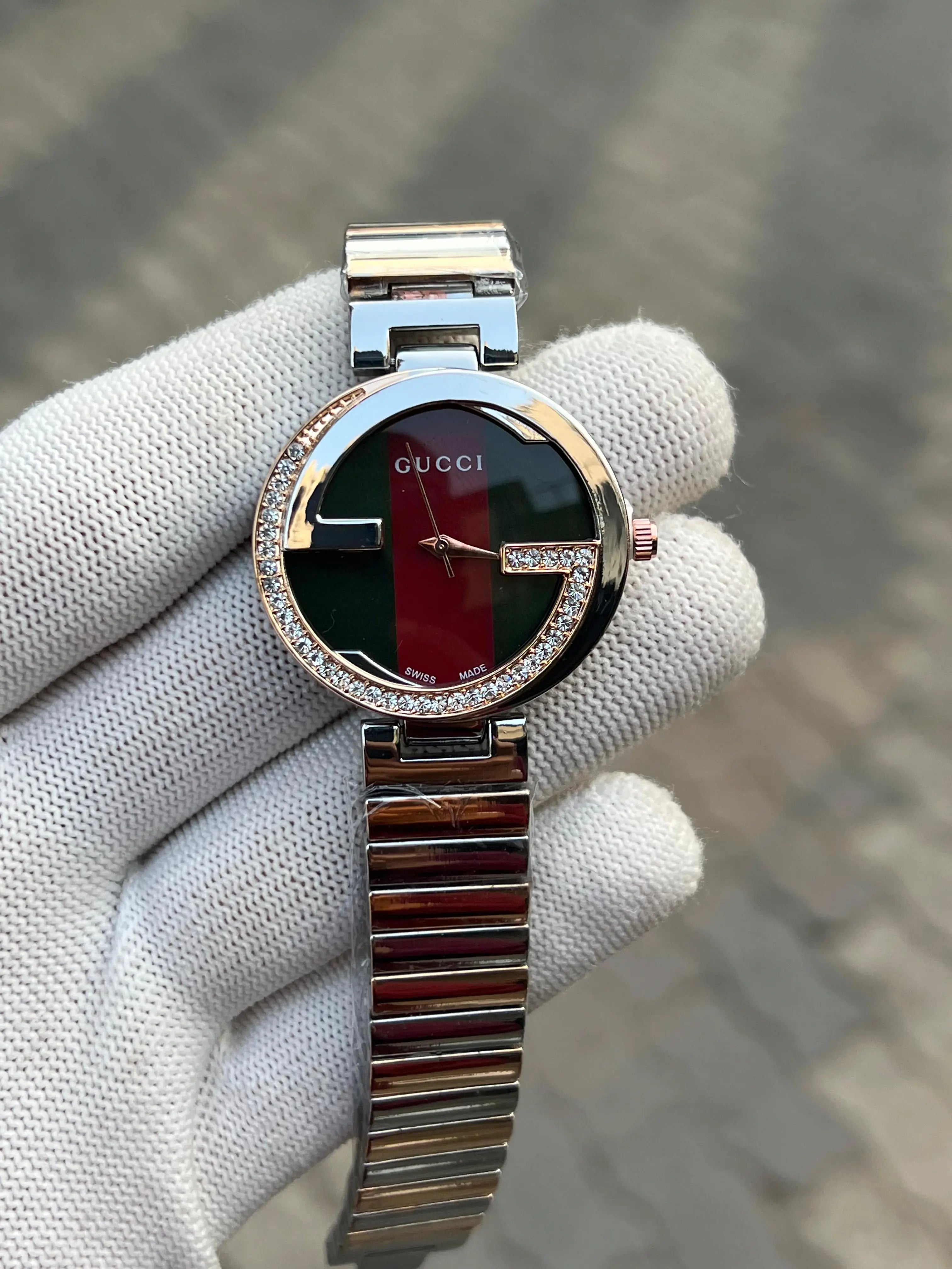 Gucci Two Tone Daimond Tricolour