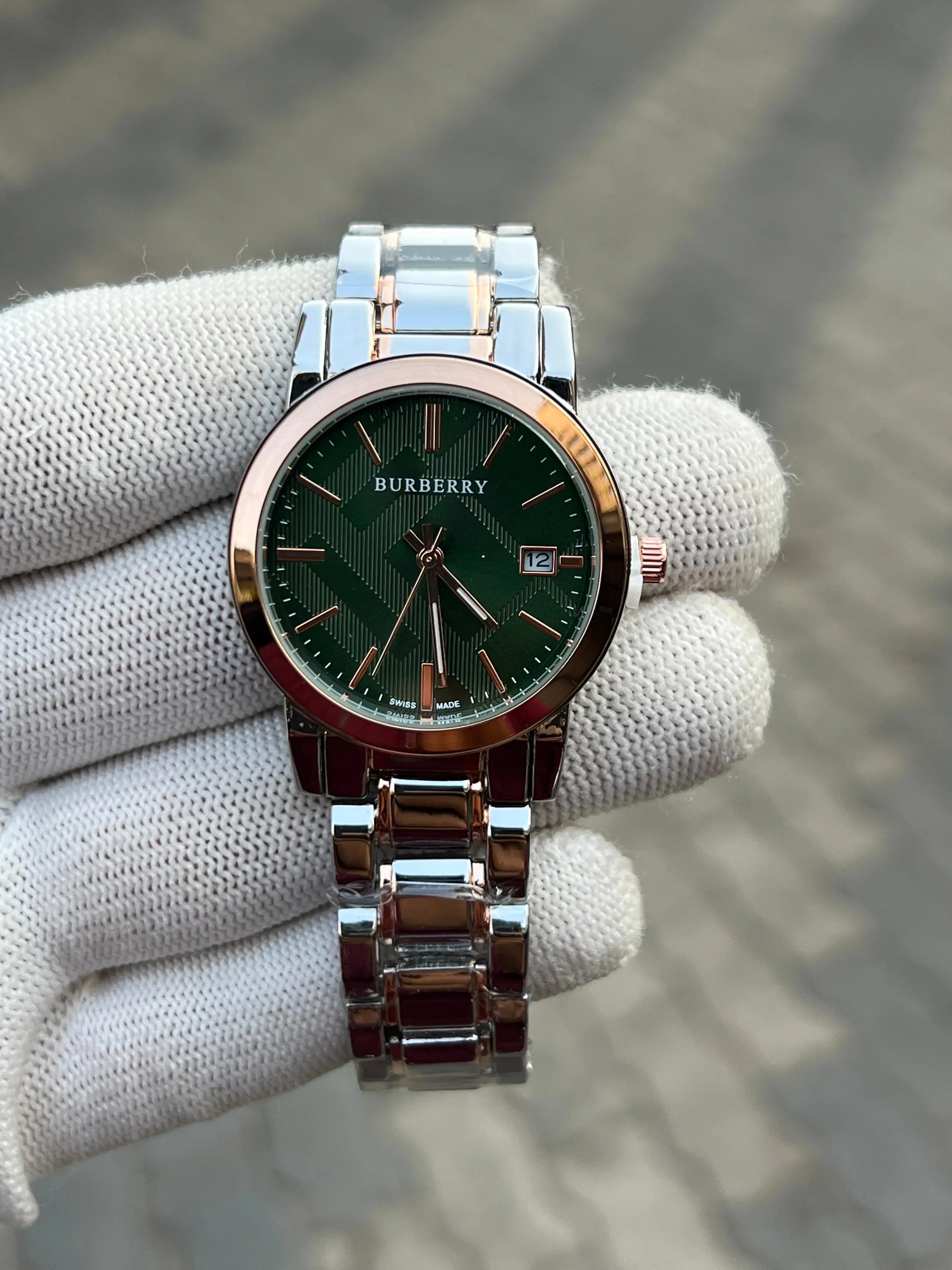 Burberry Two Tone Green