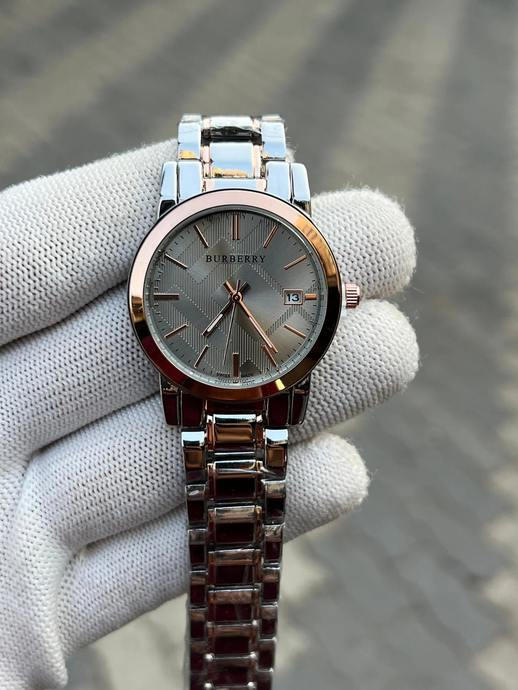 Burberry Two Tone Grey