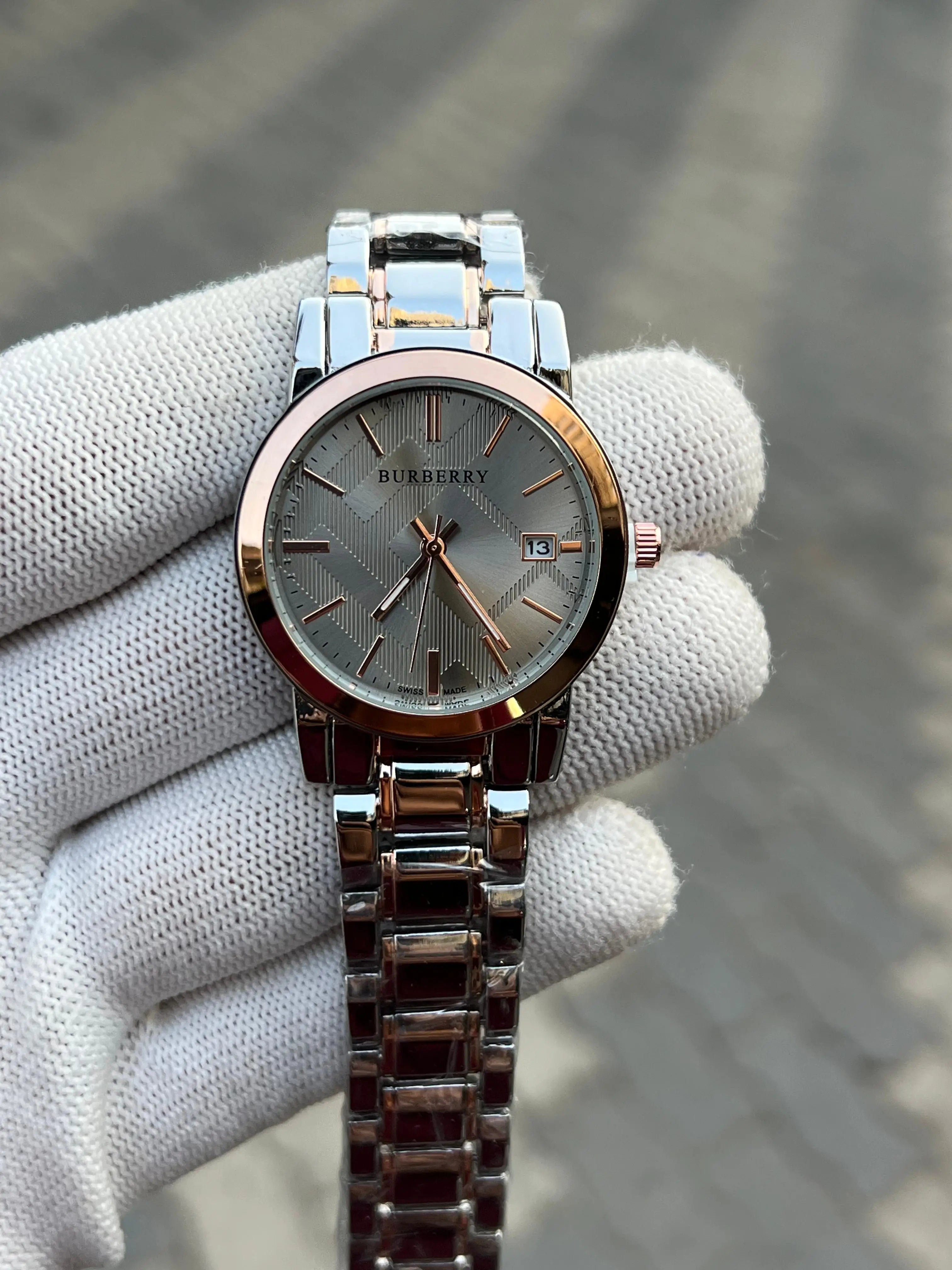 Burberry Two Tone Grey