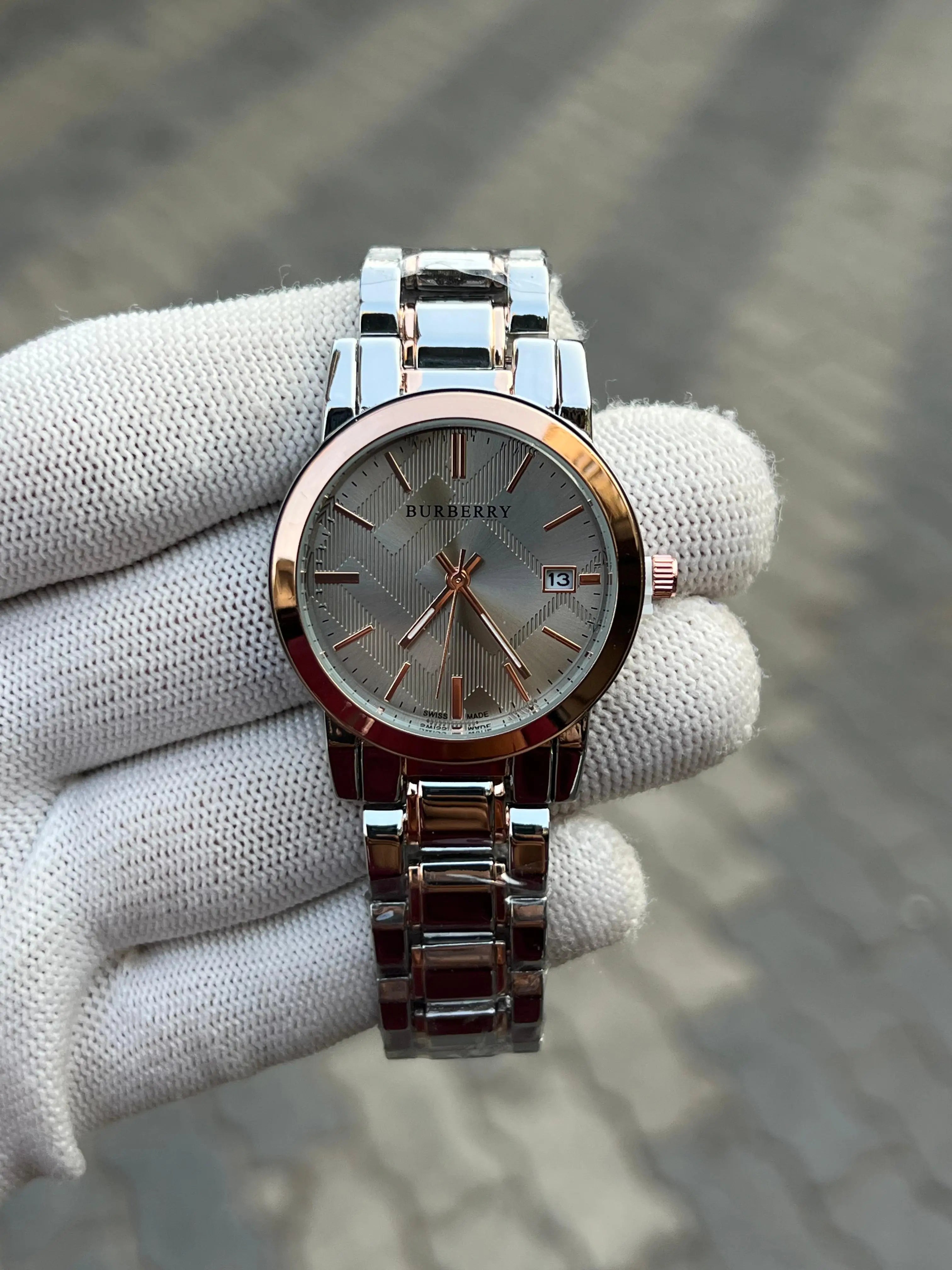 Burberry Two Tone Grey
