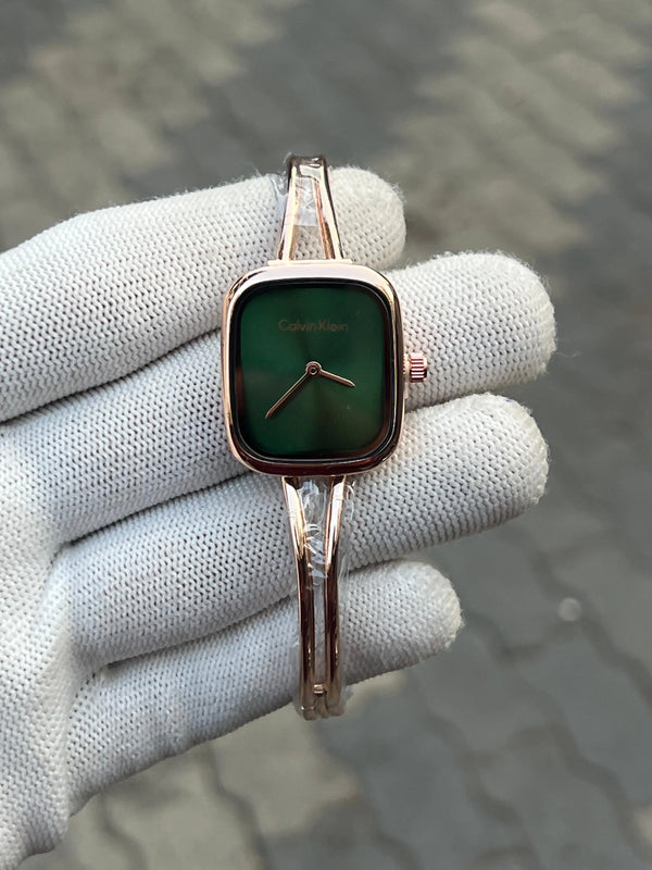 Calvin Klein Rose Gold Green