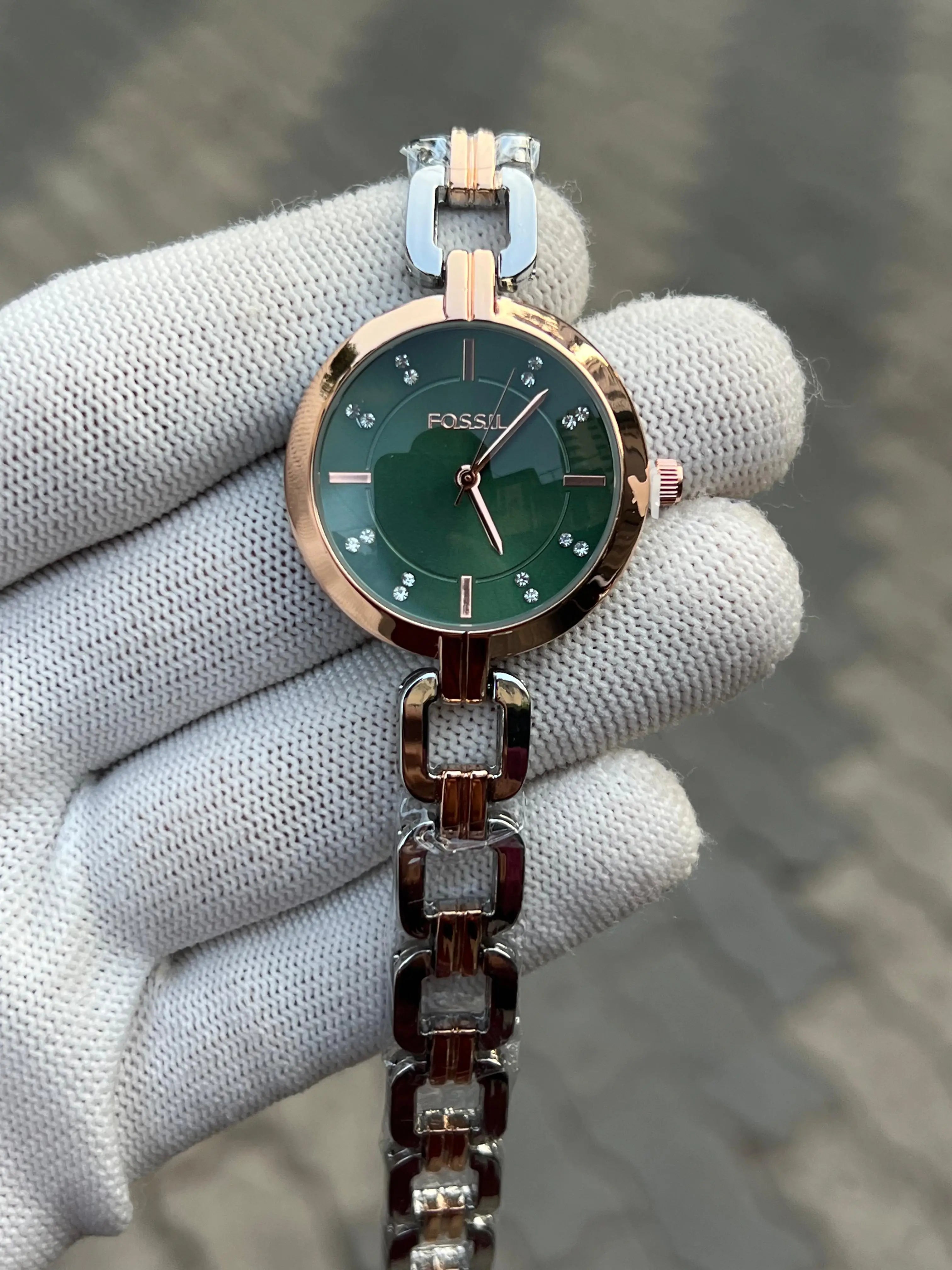 Fossil Two Tone Green