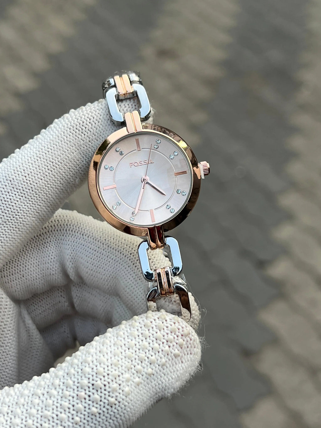 Fossil Two Tone Rose Gold
