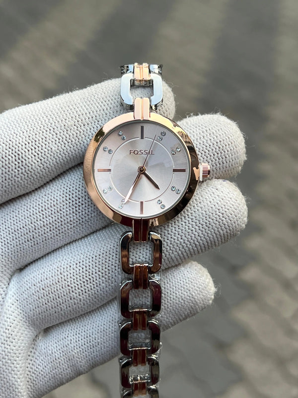 Fossil Two Tone Rose Gold