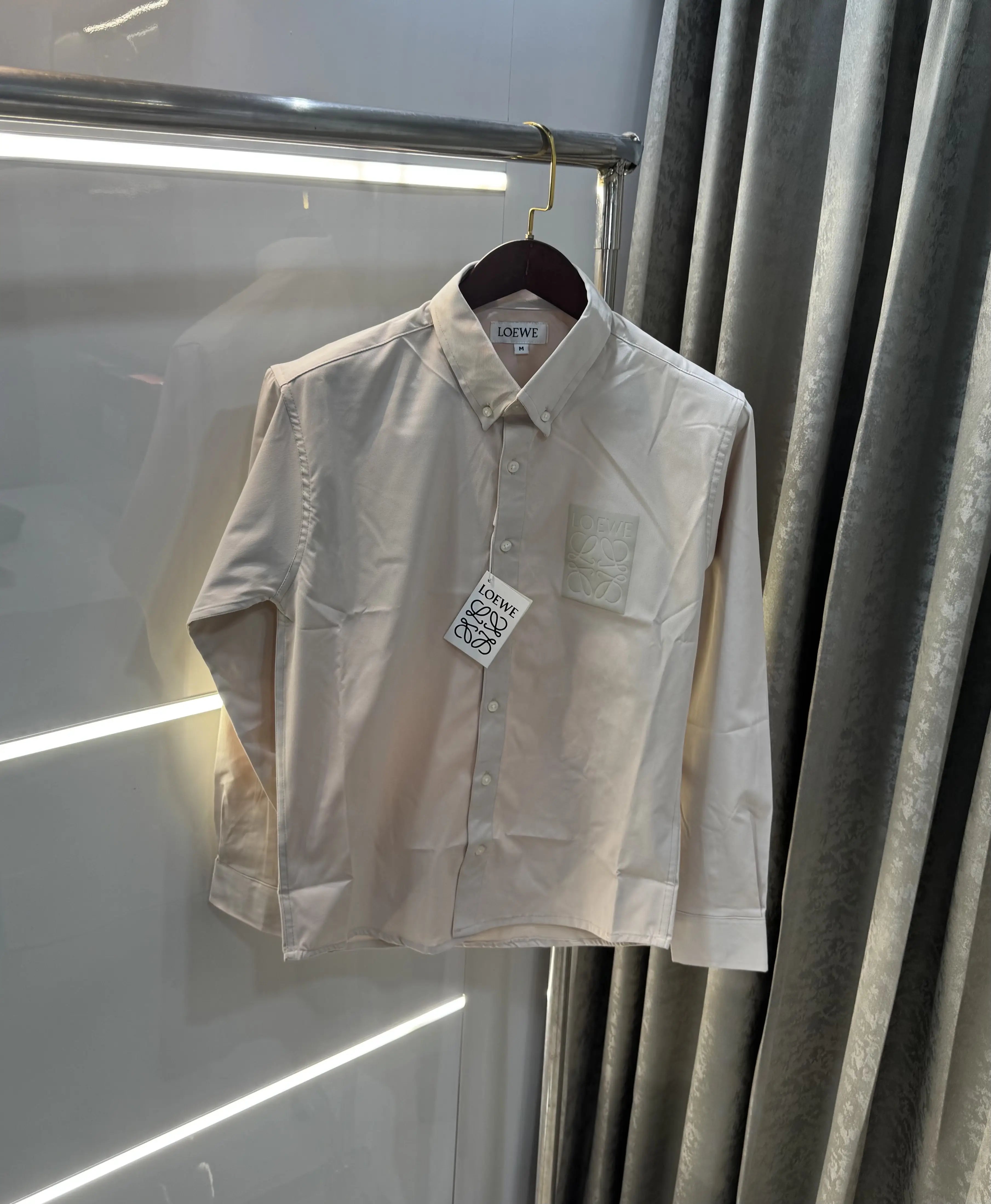 Loewe Cream Logo Work Premium Shirt