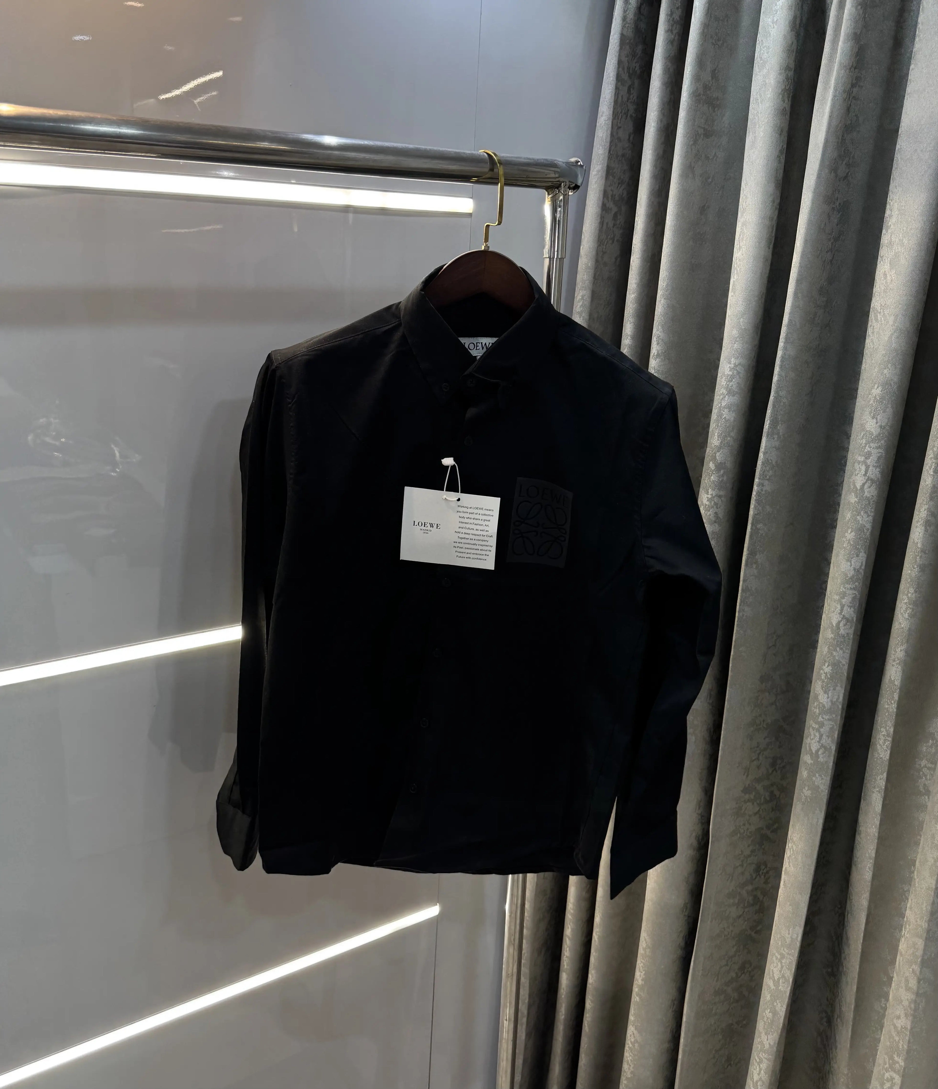 Loewe Black Logo Work Premium Shirt