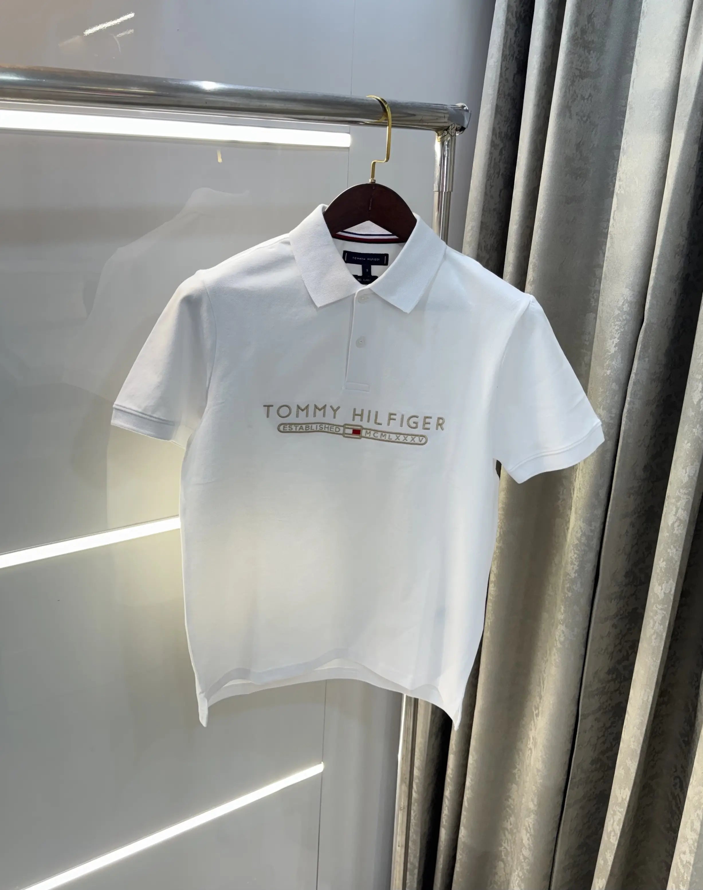 Tommy Hilfiger White Premium Polo T-shirt