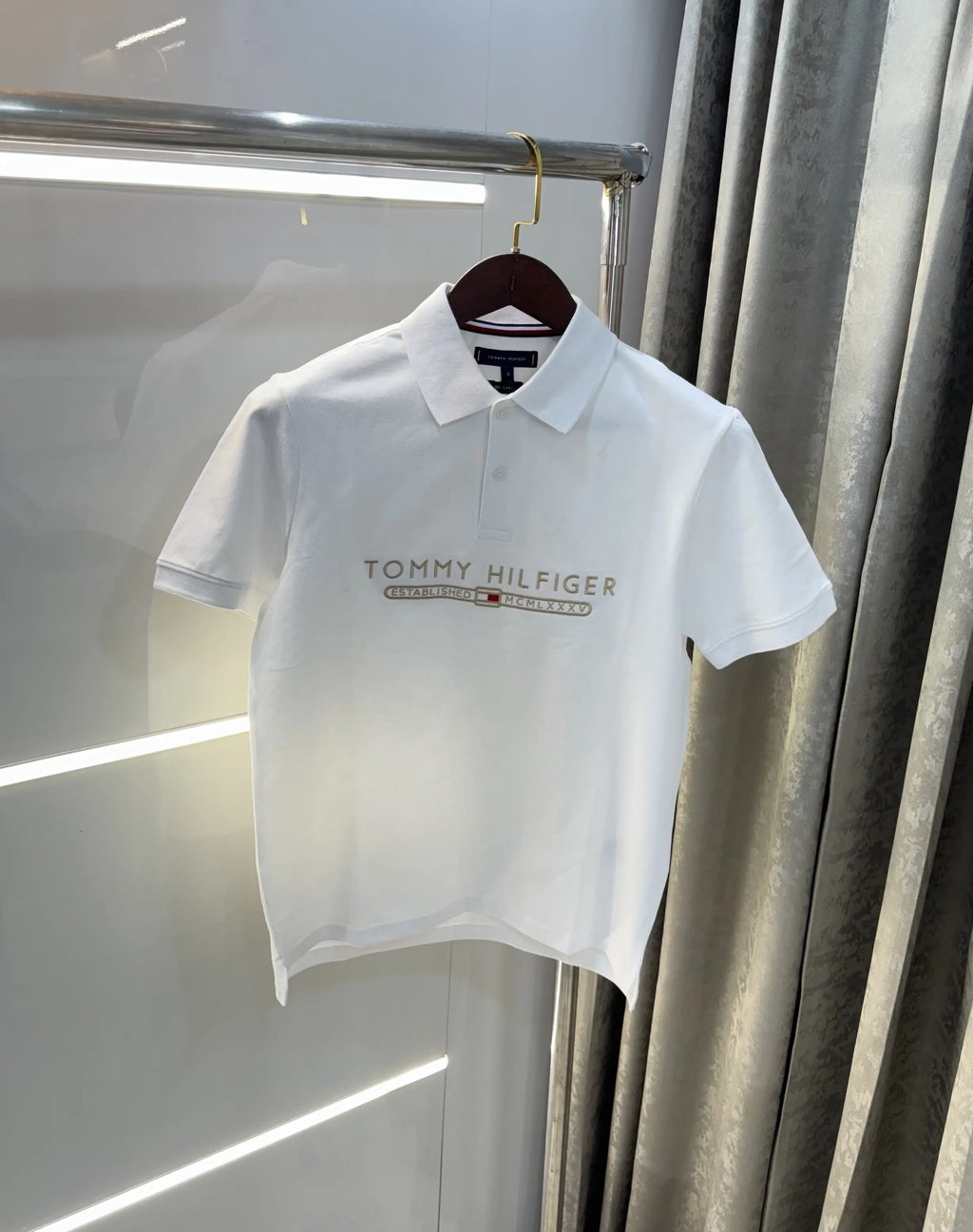 Tommy Hilfiger White Premium Polo T-shirt