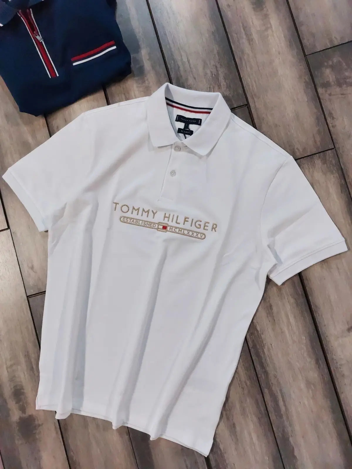 Tommy Hilfiger White Premium Polo T-shirt