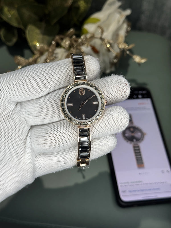 Swarovsk i Matrix Grey Premium Watch