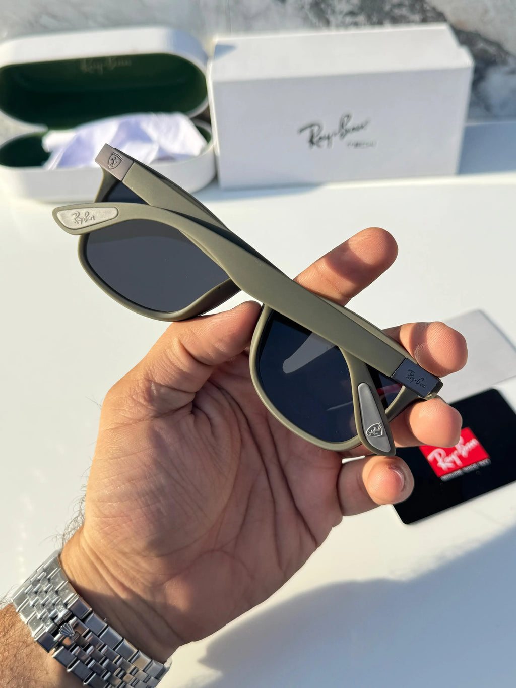 Rayban_4905_matt_green