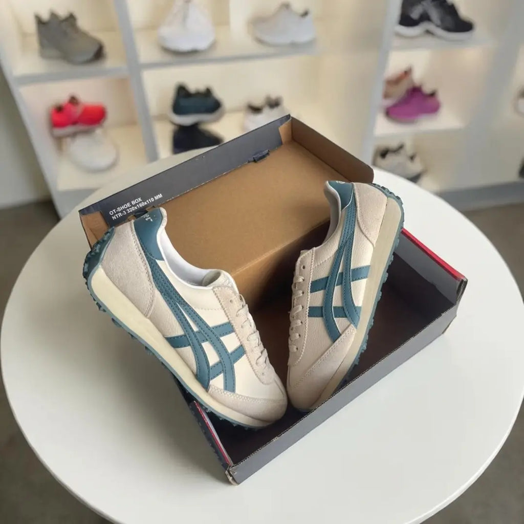 Onitsuka Tiger EDR 78 Birch Fogy Teal Mens 7A Premium Sneakers (D-2074)
