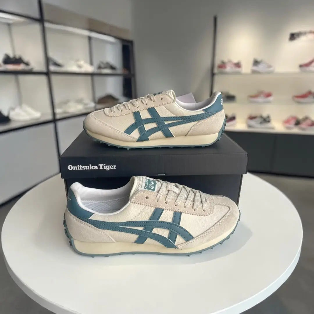 Onitsuka Tiger EDR 78 Birch Fogy Teal Mens 7A Premium Sneakers (D-2074)