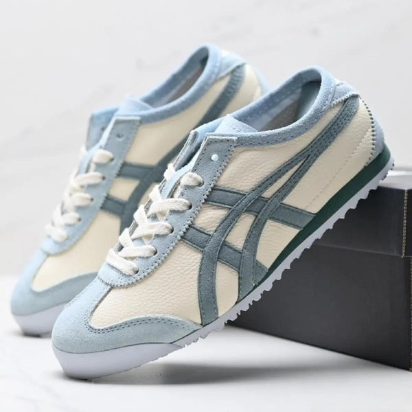 Onitsuk_a Tiger Mexico 66 Cream Pine Green  7A Premium Sneakers D-2067