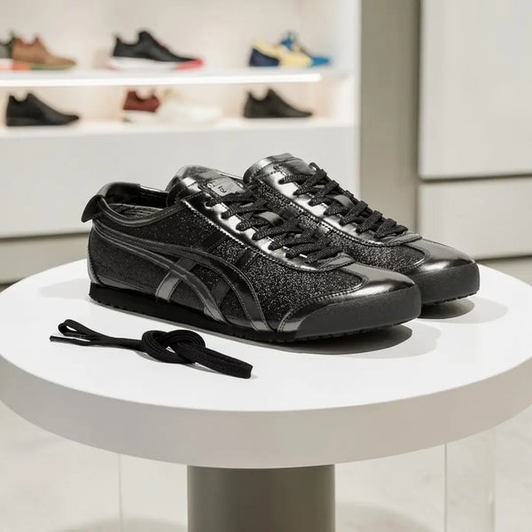 Onitsuka Tiger Mexico 66 Gunmetal Black 7A Premium Sneakers D-2066