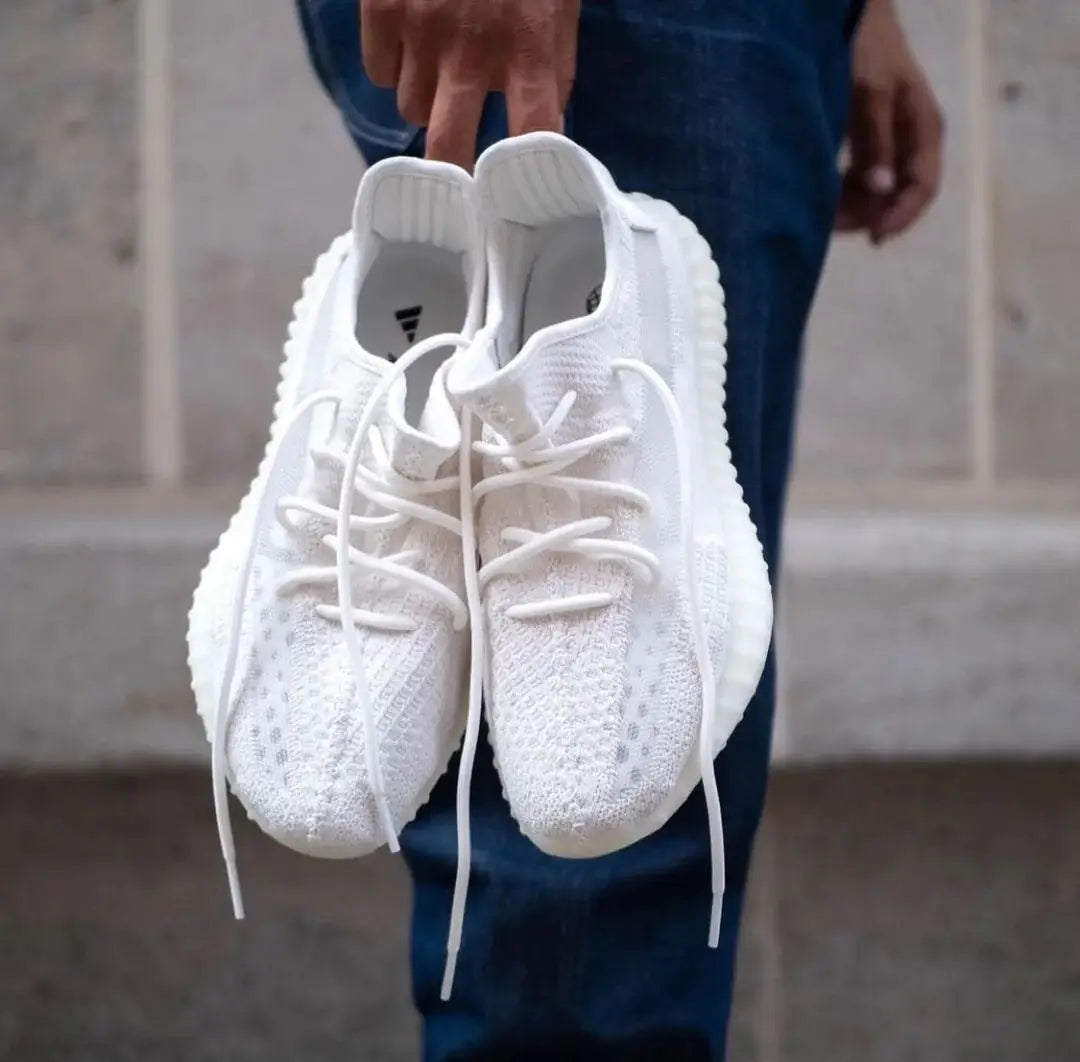 Adidas Yeezy 350 V2 Bone Girls  Semi UA 7A Quality  Full Kit Accessories D-2061