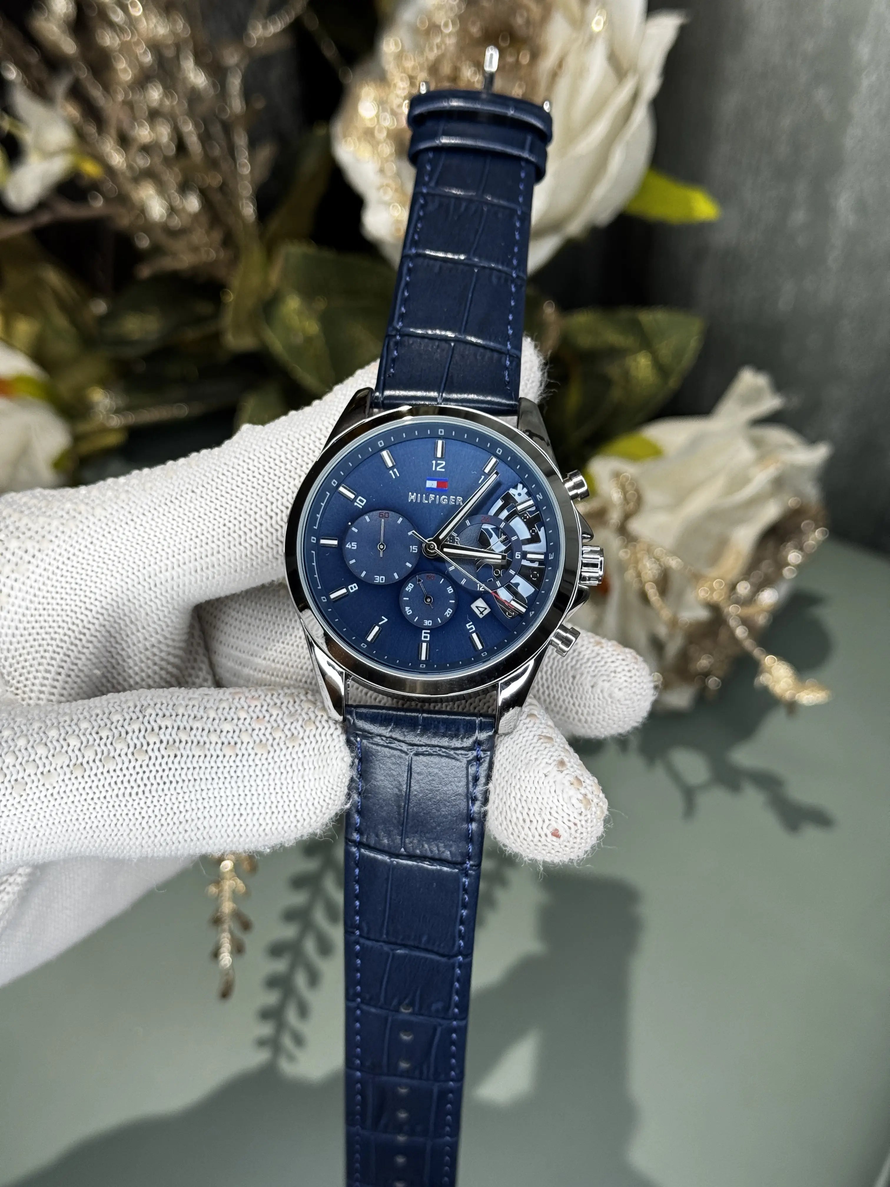 Tommy Hilfige r All Blue Chronograph Watch Main image