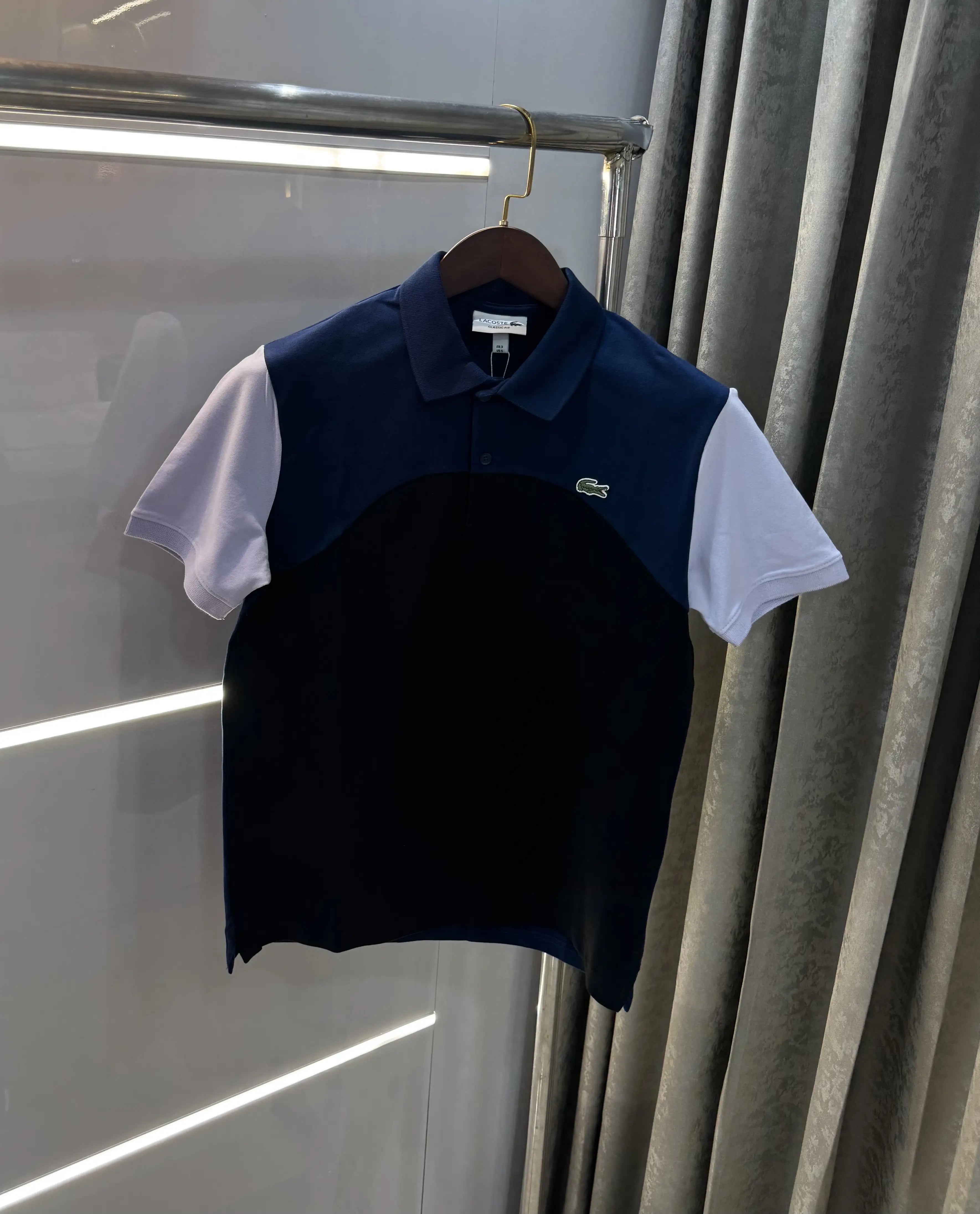 Lacost e Navy Blue Logo Work Premium Polo T-Shirt Secondary image