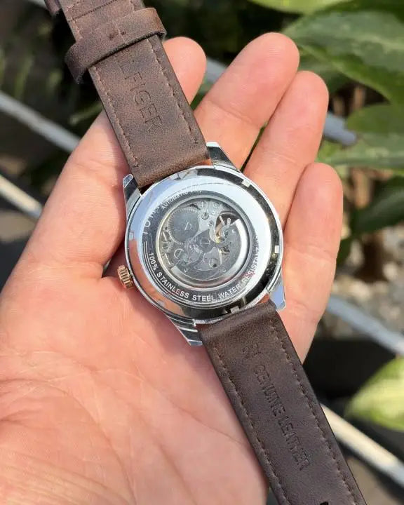 Tommy_hilfiger Automatic Leather DarkBrown-Copper-Black Secondary image