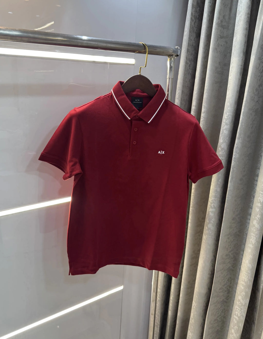 Arman i Exchange Maroon Logo Work Premium Polo T-Shirt