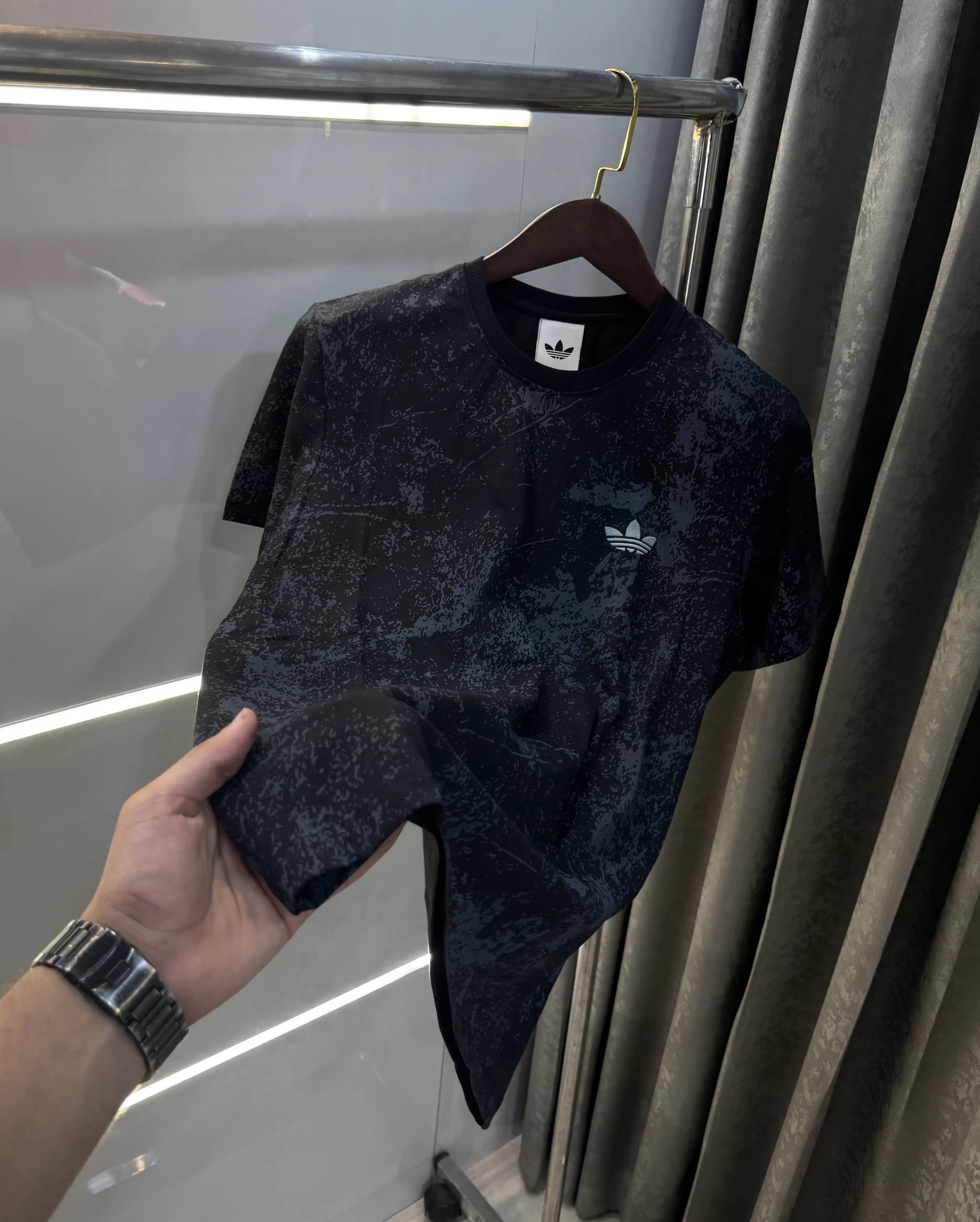 Adidas Black Premium Oversized  T-Shirt