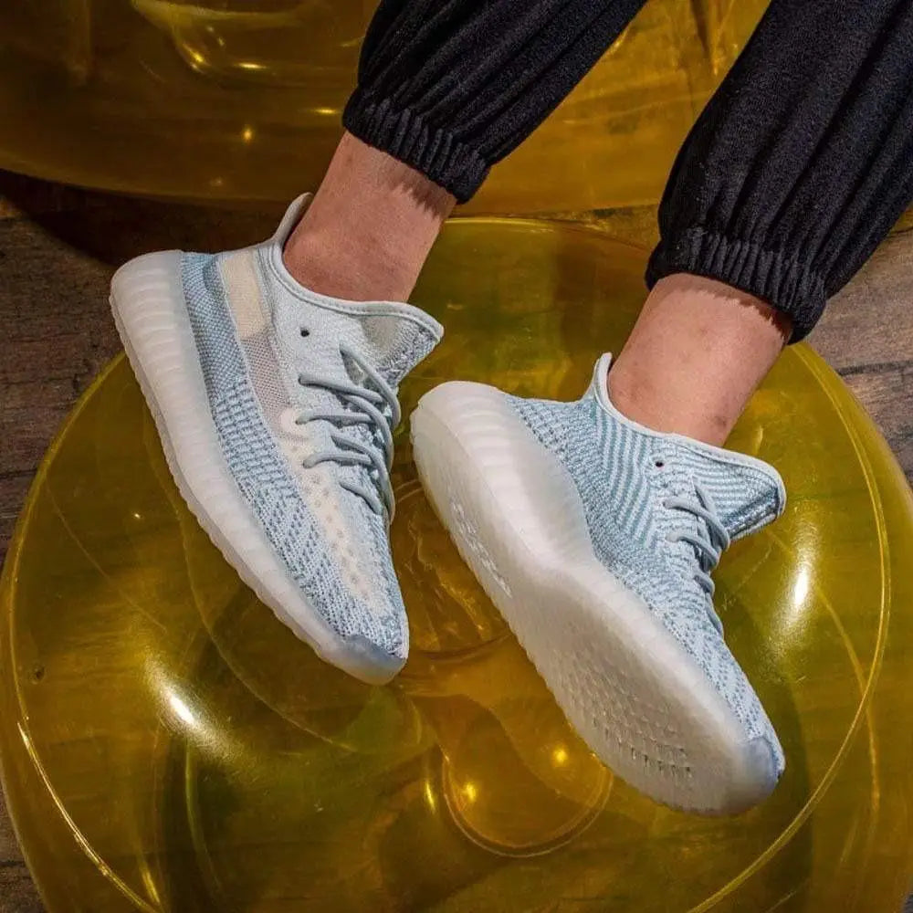 Adida_s Yeezy 350 V2 Cloud White Reflective For Girls  Semi UA Quality  Full Accessories D-2054