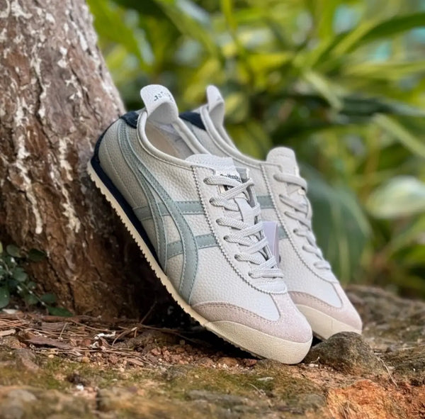 Onitsuka Tiger Mexico 66 White Sky Navy Blue Mens 7A Premium D-2052