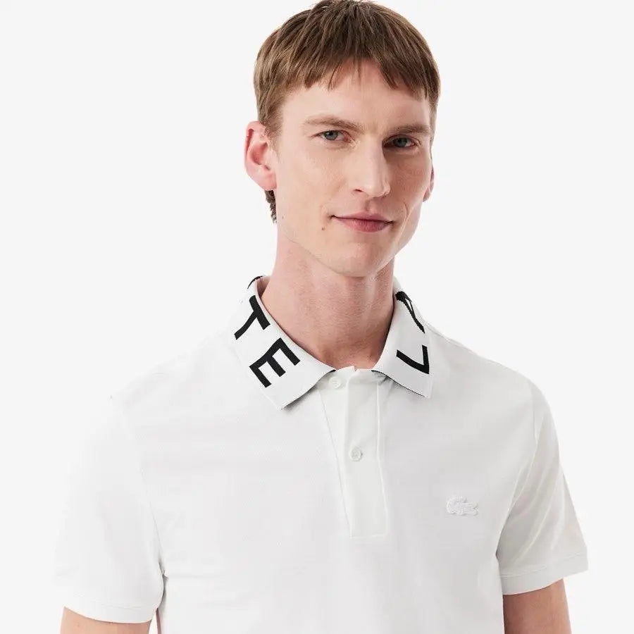 Lacost e White Logo Work Premium Polo T-Shirt Main image