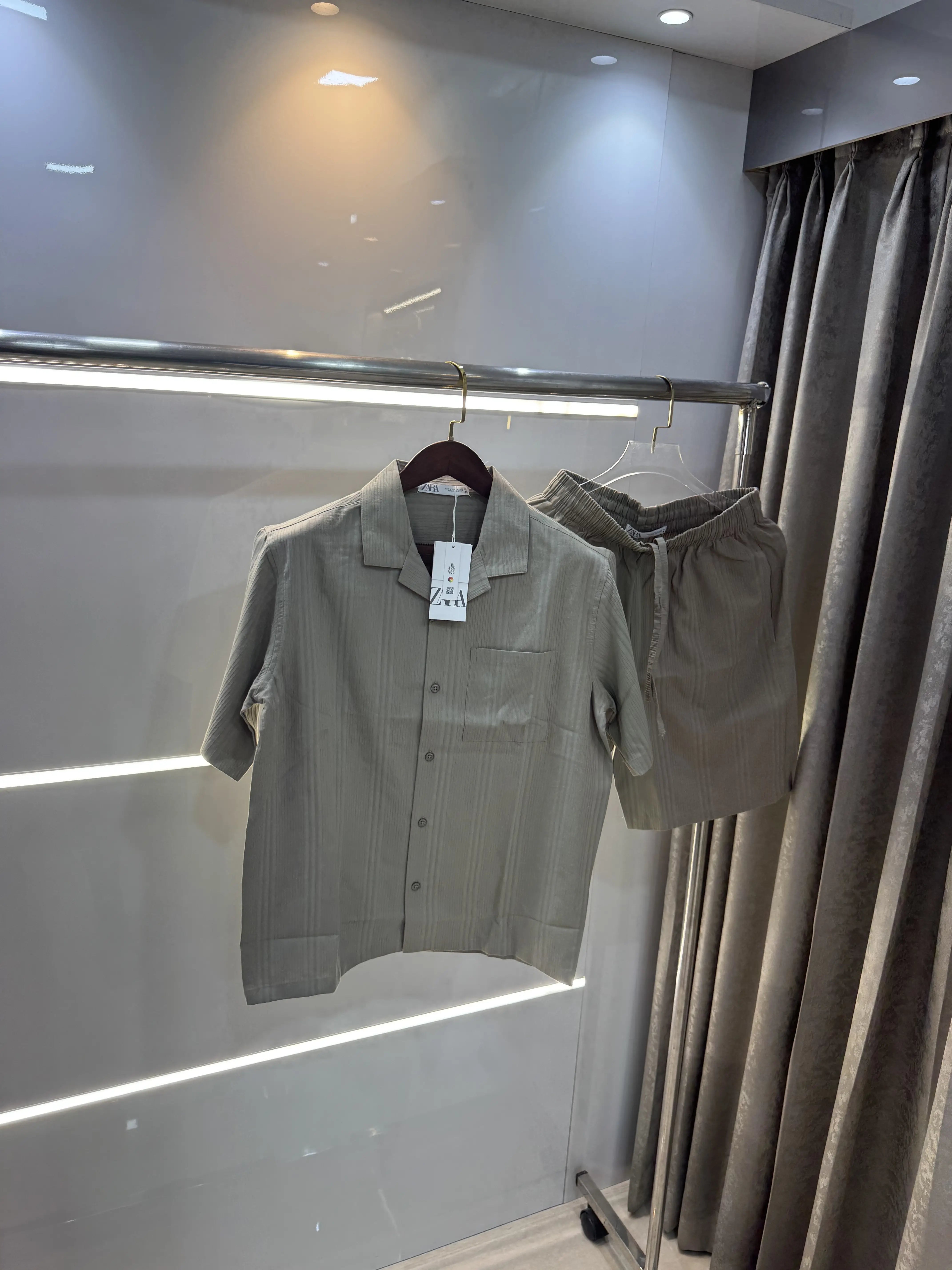 Zara Olive Premium Cord Set Secondary image