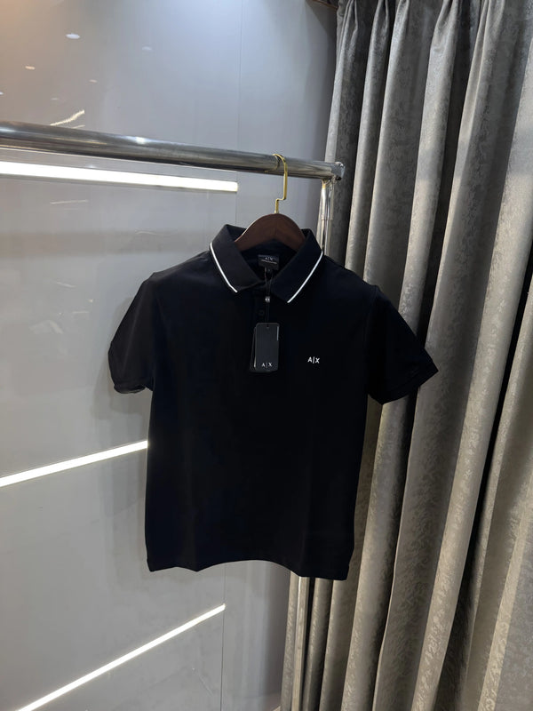 Arman i Exchange Black Logo Work Premium Polo T-Shirt