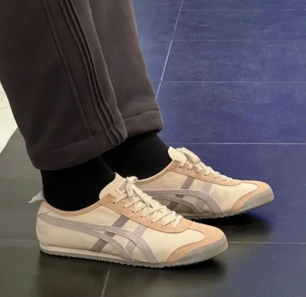 Onitsuk_a Tiger Mexico 66 Oatmeal Grey 7A Premium Sneakers D-2047