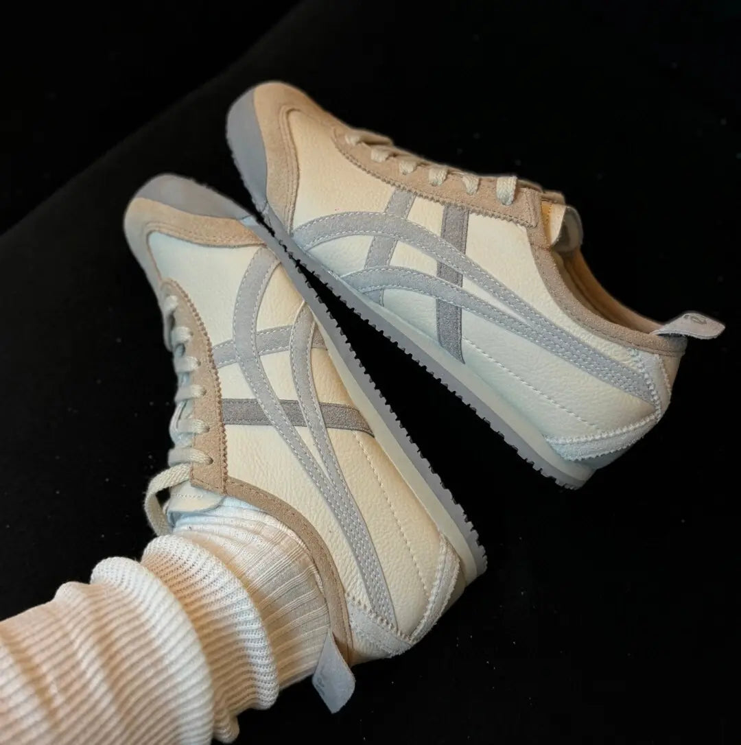 Onitsuk_a Tiger Mexico 66 Oatmeal Grey 7A Premium Sneakers D-2047