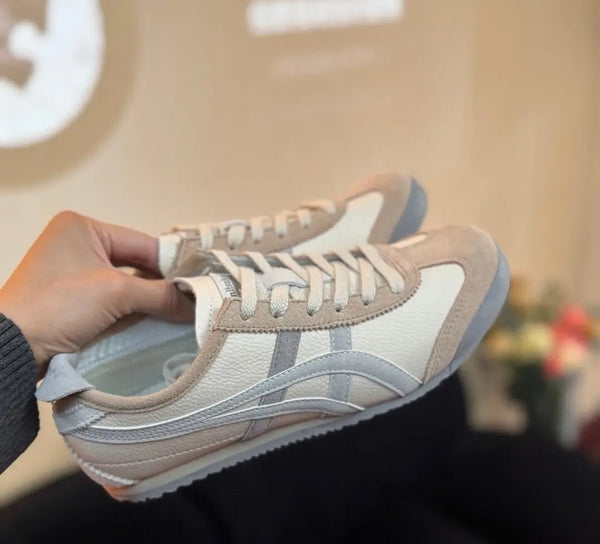Onitsuk_a Tiger Mexico 66 Oatmeal Grey 7A Premium Sneakers D-2047