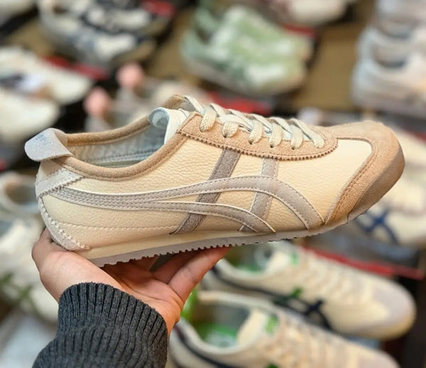 Onitsuk_a Tiger Mexico 66 Oatmeal Grey 7A Premium Sneakers D-2047